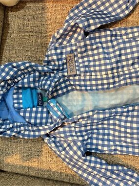 Prodoh Blue Gingham Hooded Jacket